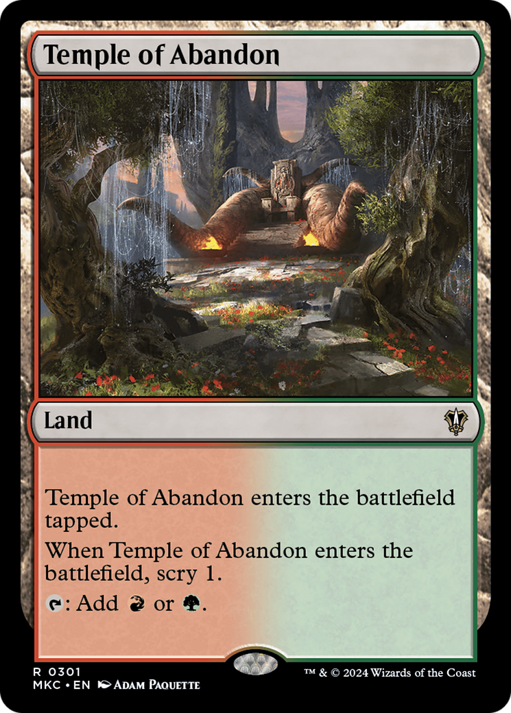 Image of Temple of Abandon [Murders at Karlov Manor Commander]