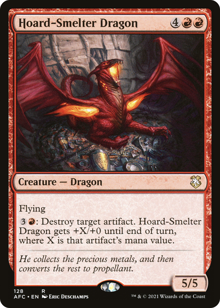 Image of Hoard-Smelter Dragon [Dungeons & Dragons: Adventures in the Forgotten Realms Commander]