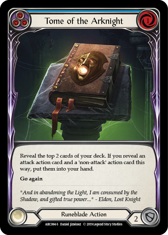Image of Tome of the Arknight [ARC084-S] (Arcane Rising)  1st Edition Normal