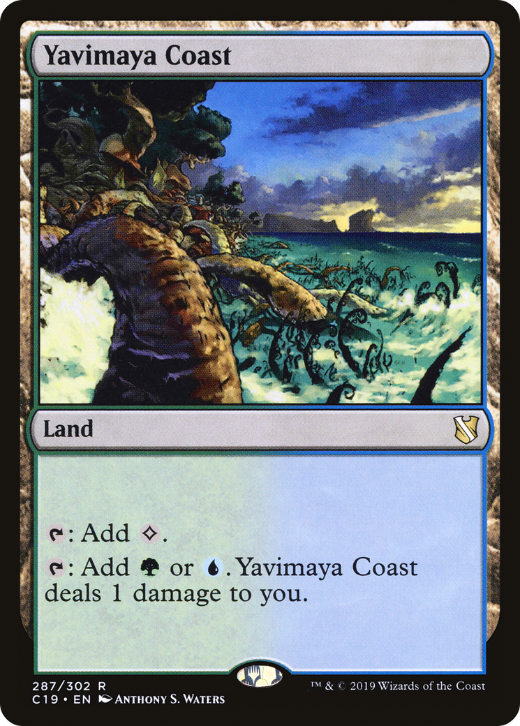Image of Yavimaya Coast [Commander 2019]