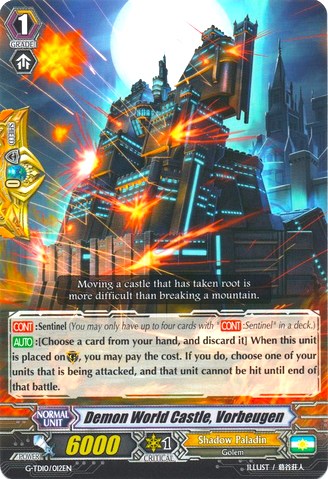 Image of Demon World Castle, Vorbeugen (G-TD10/012EN) [Ritual of Dragon Sorcery]