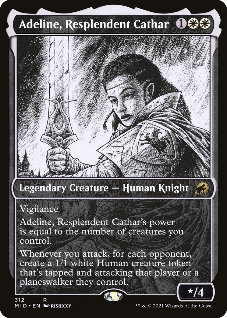 Image of Adeline, Resplendent Cathar (Showcase Eternal Night) [Innistrad: Midnight Hunt]