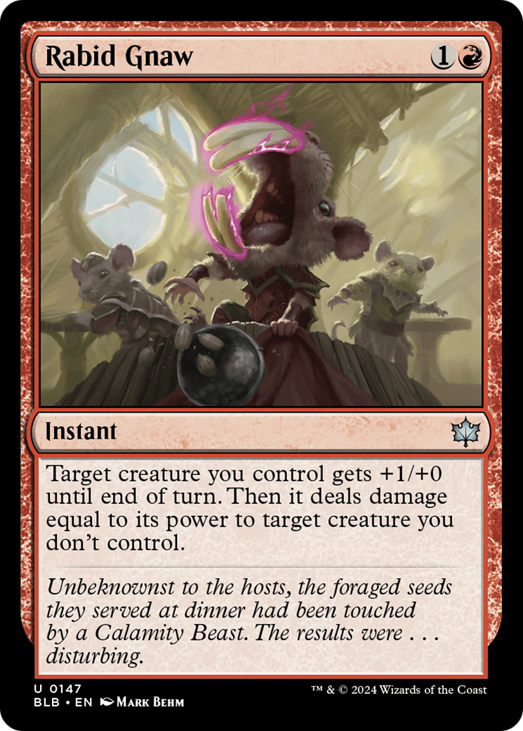 Image of Rabid Gnaw [Bloomburrow]