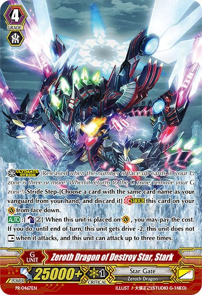 Image of Zeroth Dragon of Destroy Star, Stark (PR/0467EN) [Promo Cards]