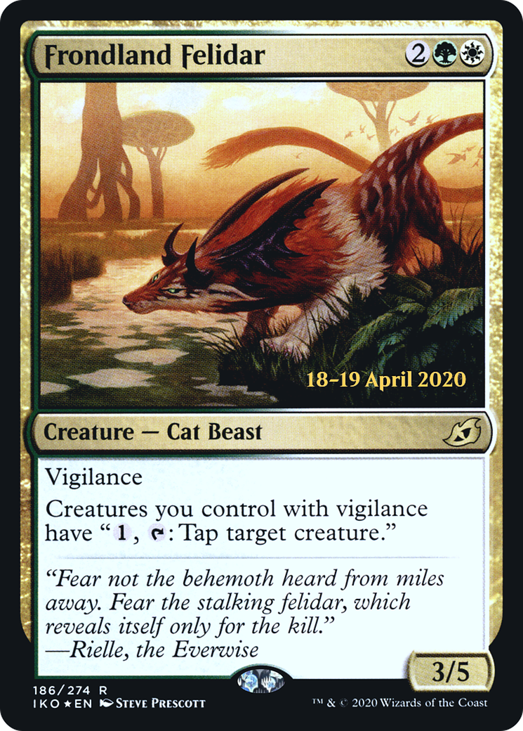 Image of Frondland Felidar [Ikoria: Lair of Behemoths Prerelease Promos]