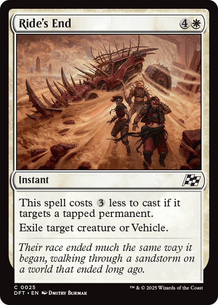Image of Ride's End [Aetherdrift]