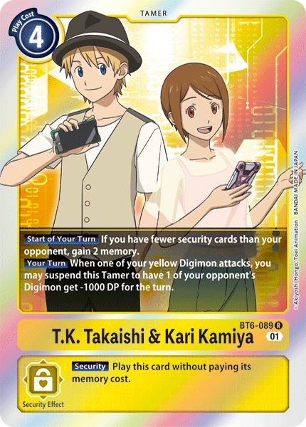Image of T.K. Takaishi & Kari Kamiya [BT6-089] [Double Diamond]