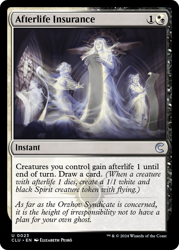Image of Afterlife Insurance [Ravnica: Clue Edition]