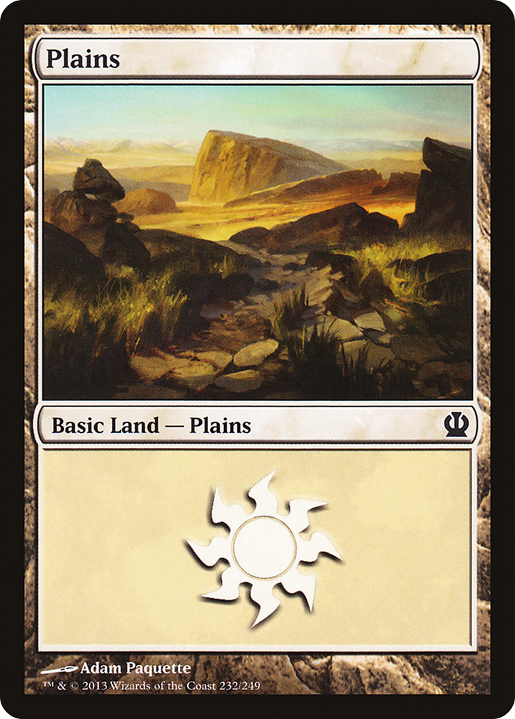 Image of Plains (232) [Theros]