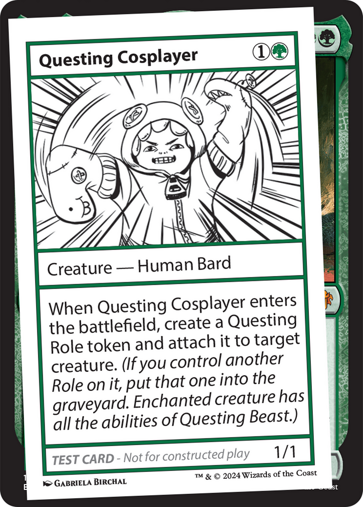 Image of Questing Cosplayer [Mystery Booster 2 Playtest Cards]
