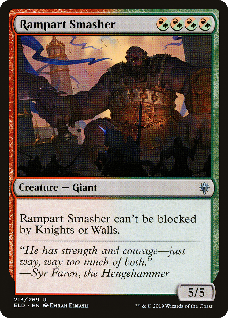 Image of Rampart Smasher [Throne of Eldraine]