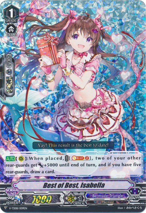Image of Best of Best, Isabella (Parallel Foil) (V-TD08/009EN) [Schokolade Melody]