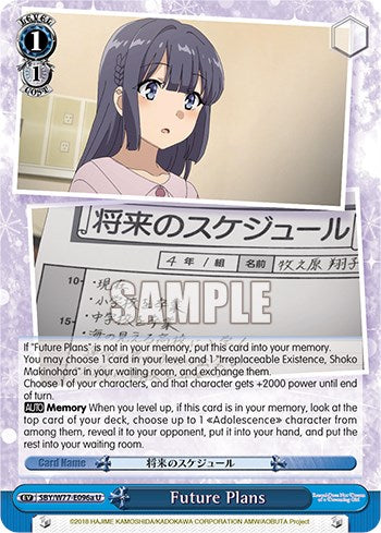 Image of Future Plans [Rascal Does Not Dream of a Dreaming Girl]