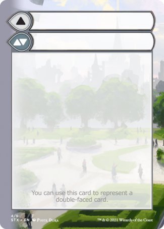 Image of Helper Card (4/9) [Strixhaven: School of Mages Tokens]
