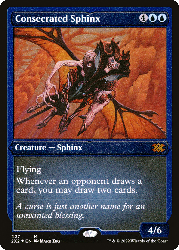 Image of Consecrated Sphinx (Foil Etched) [Double Masters 2022]