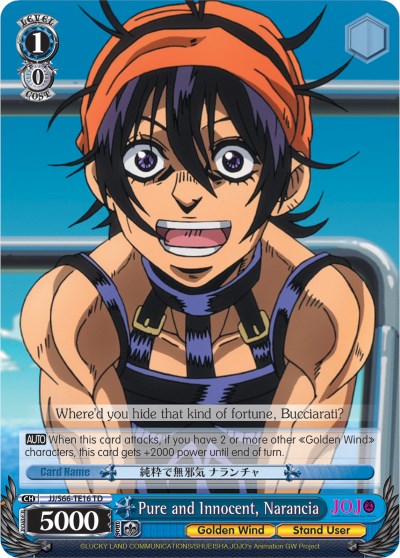 Image of Pure and Innocent, Narancia (JJ/S66-TE16 TD) [JoJo's Bizarre Adventure: Golden Wind]