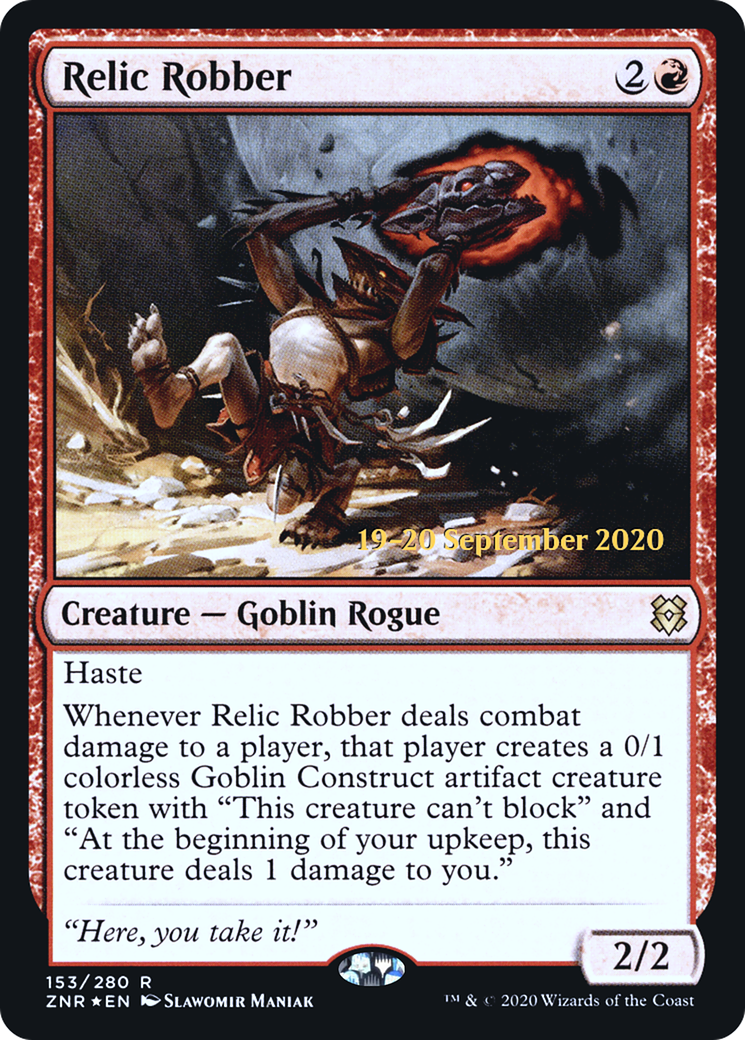 Image of Relic Robber [Zendikar Rising Prerelease Promos]