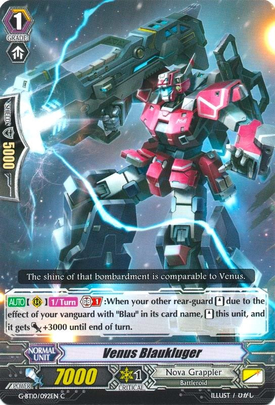 Image of Venus Blaukluger (G-BT10/092EN) [Raging Clash of the Blade Fangs]
