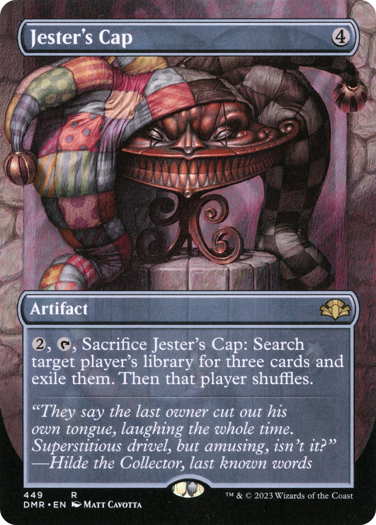 Image of Jester's Cap (Borderless Alternate Art) [Dominaria Remastered]