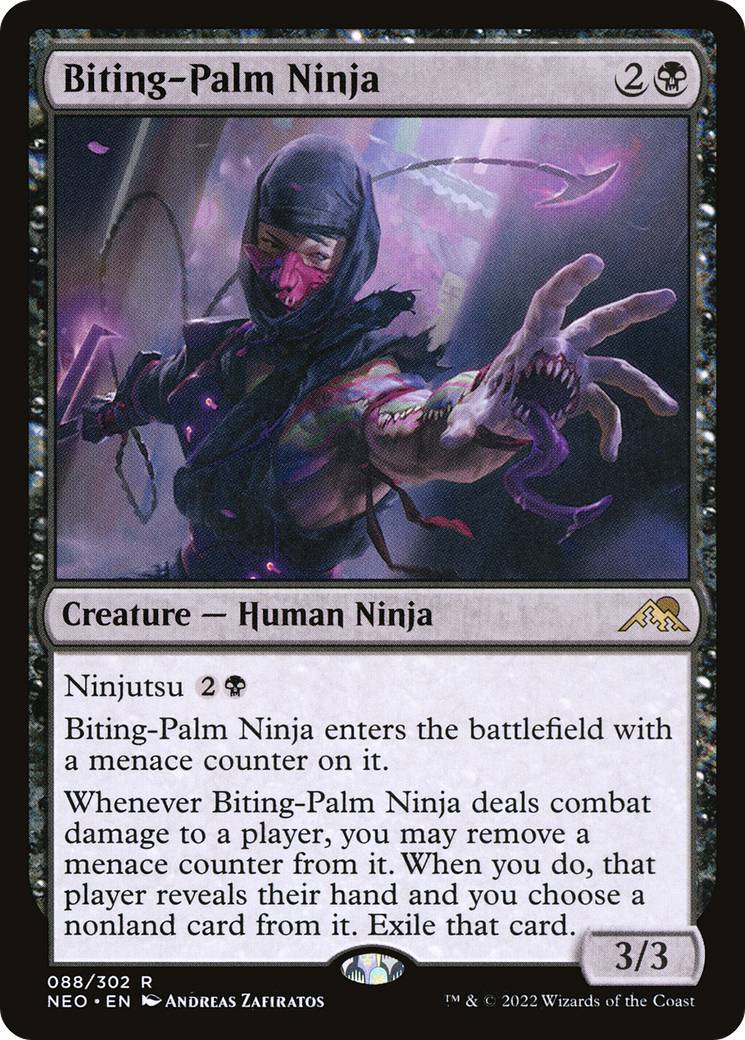 Image of Biting-Palm Ninja [Kamigawa: Neon Dynasty]