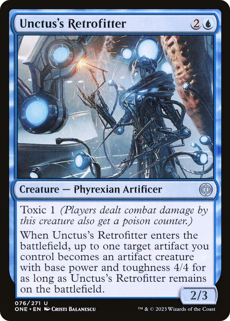 Image of Unctus's Retrofitter [Phyrexia: All Will Be One]
