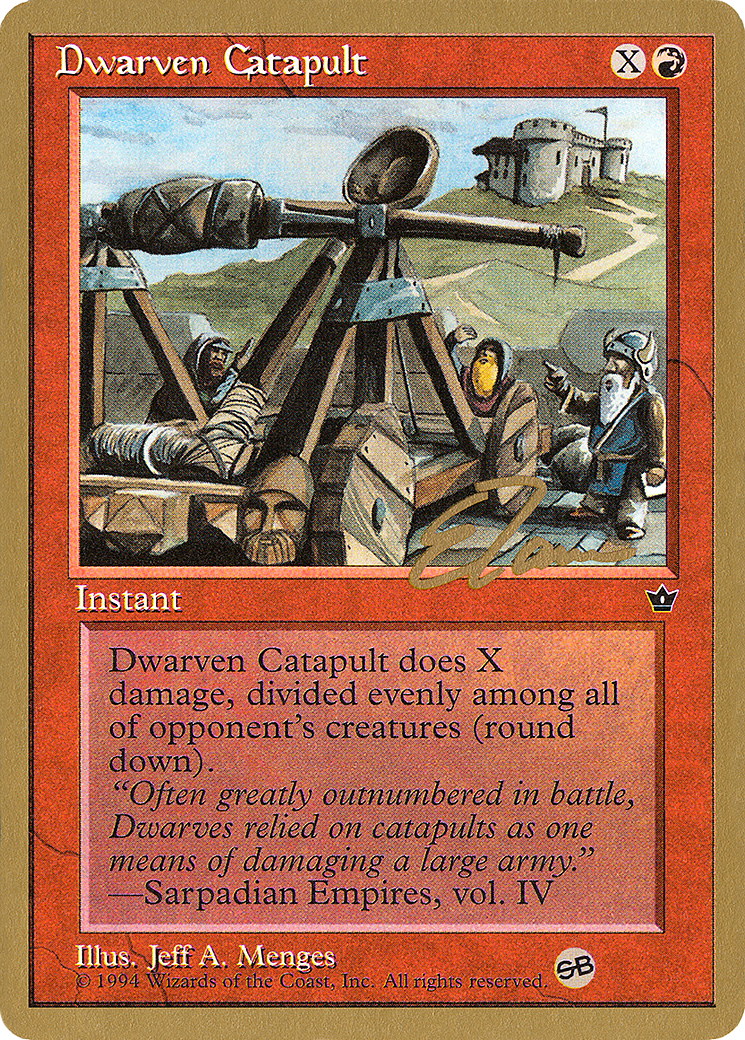 Image of Dwarven Catapult (Eric Tam) (SB) [Pro Tour Collector Set]