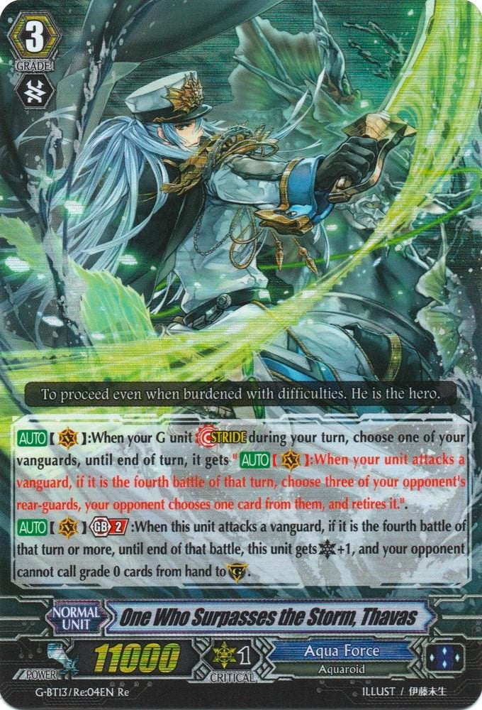 Image of One Who Surpasses the Storm, Thavas (G-BT13/Re:04EN) [Ultimate Stride]