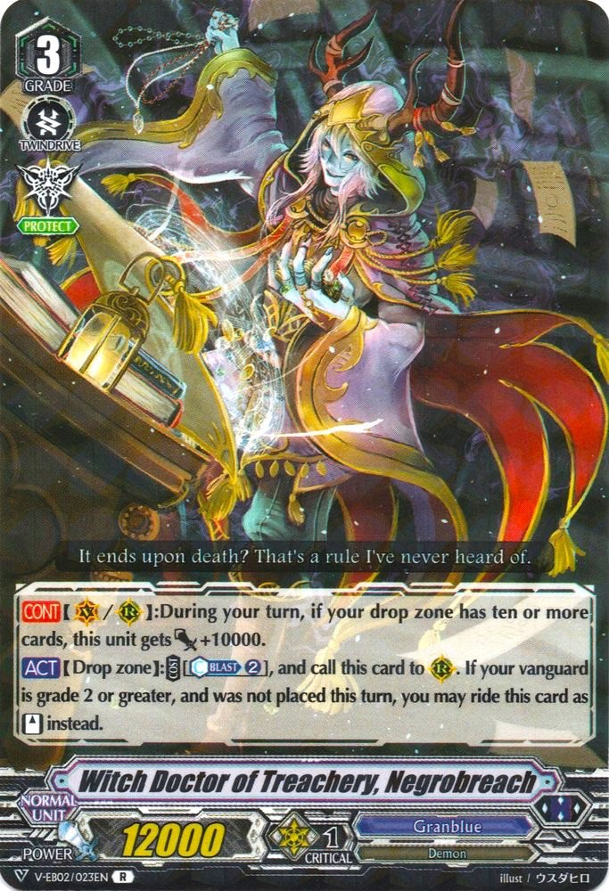 Image of Witch Doctor of Treachery, Negrobreach (V-EB02/023EN) [Champions of the Asia Circuit]