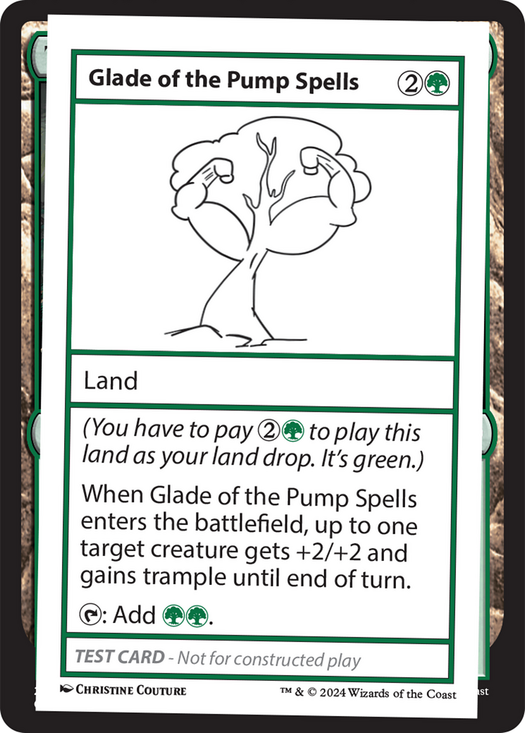 Image of Glade of the Pump Spells [Mystery Booster 2 Playtest Cards]