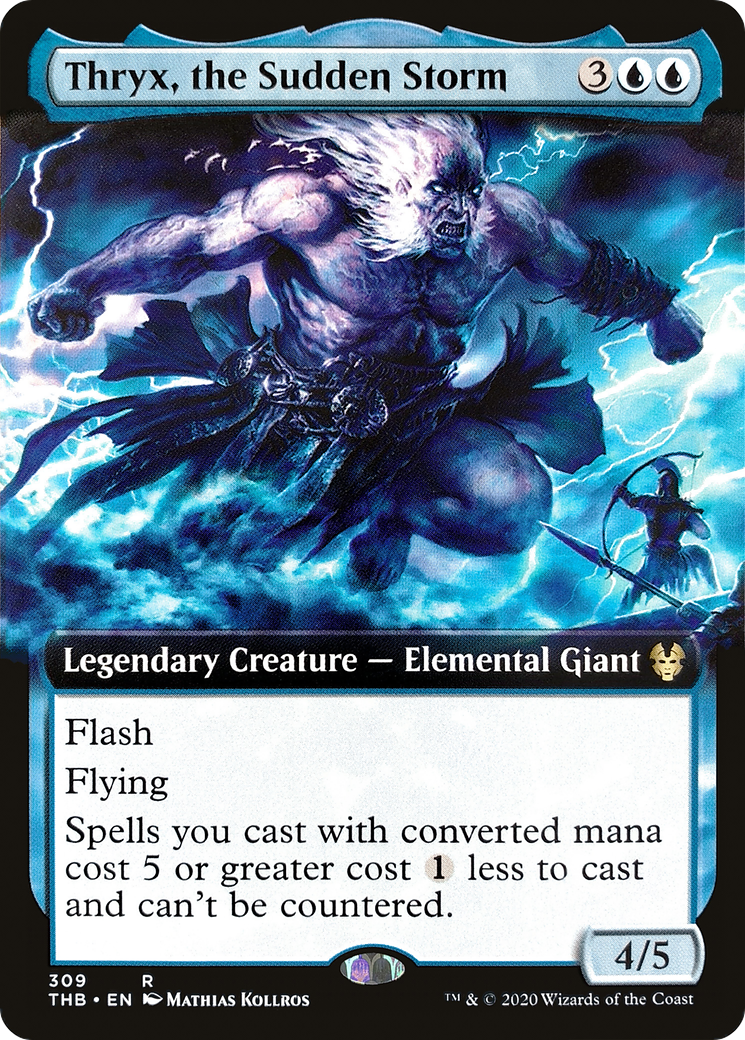 Image of Thryx, the Sudden Storm (Extended Art) [Theros Beyond Death]