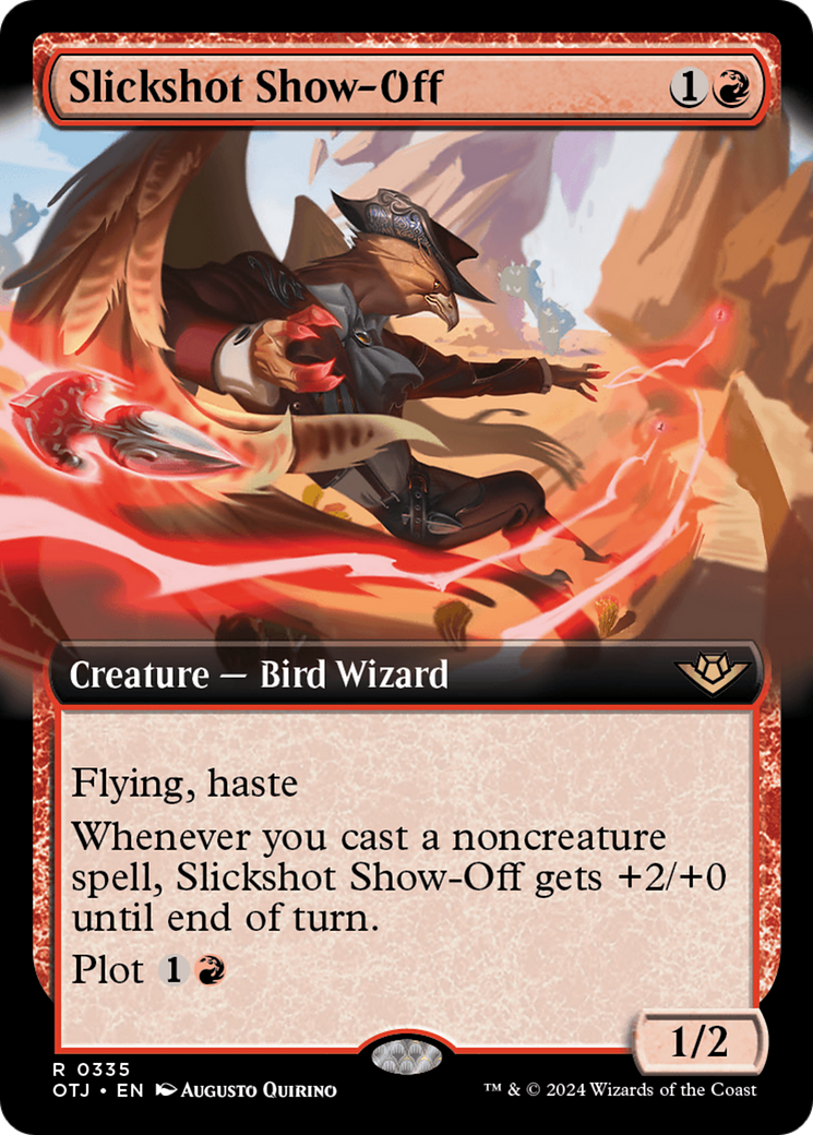 Image of Slickshot Show-Off (Extended Art) [Outlaws of Thunder Junction]