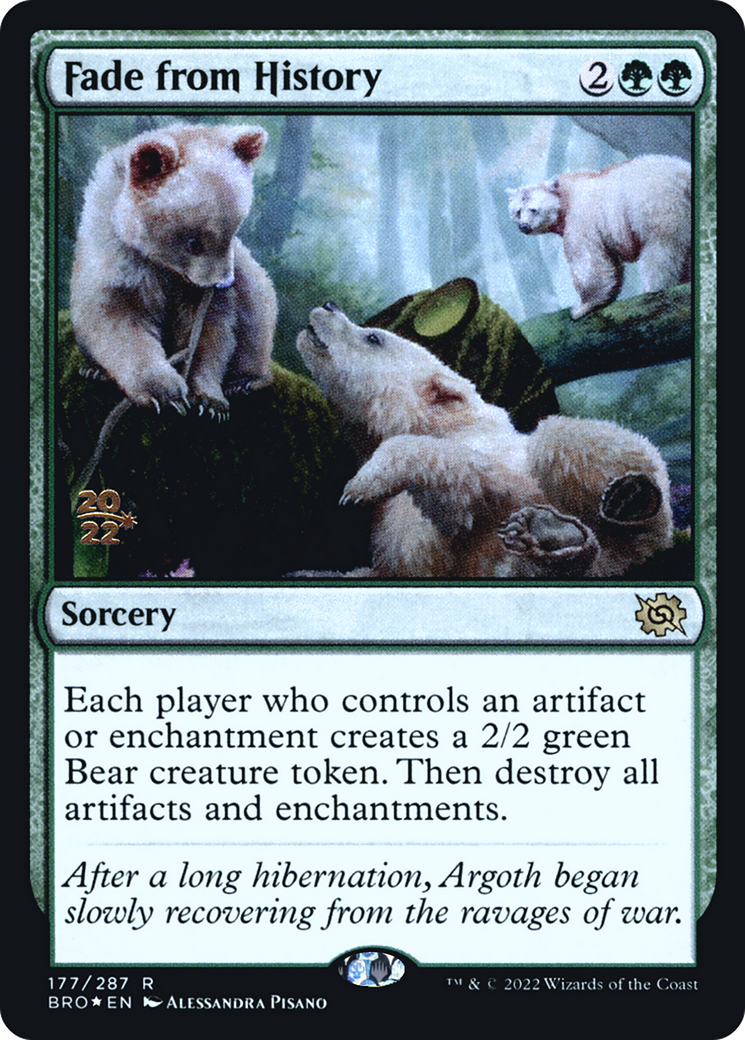 Image of Fade from History [The Brothers' War Prerelease Promos]