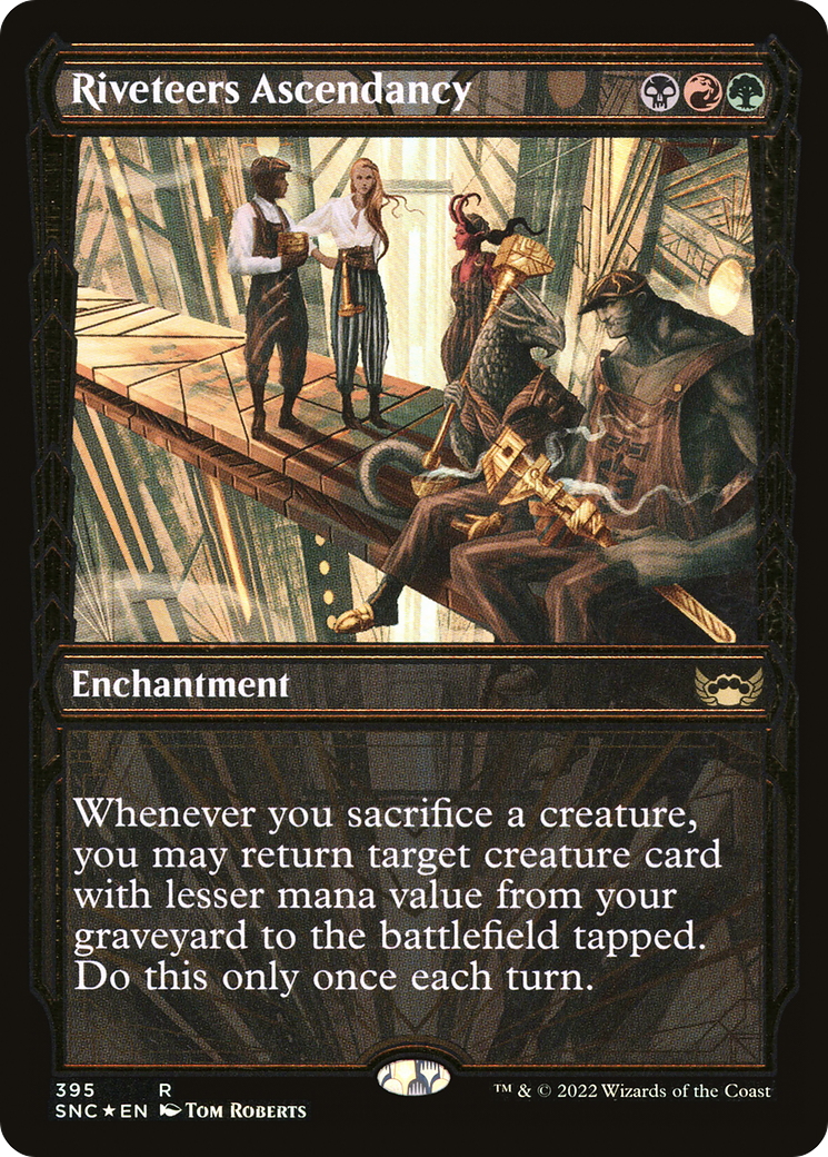 Image of Riveteers Ascendancy (Showcase Golden Age Gilded Foil) [Streets of New Capenna]