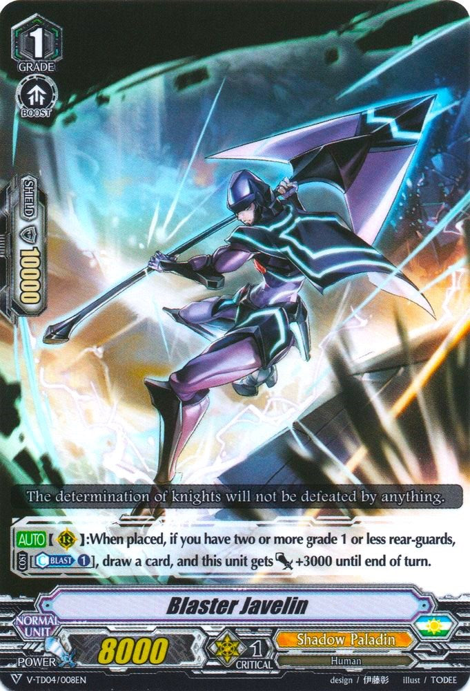 Image of Blaster Javelin (V-TD04/008EN) [Ren Suzugamori]