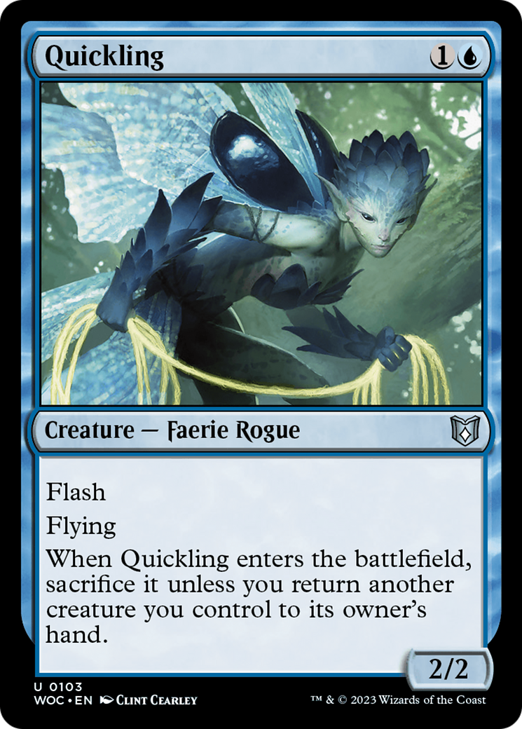 Image of Quickling [Wilds of Eldraine Commander]