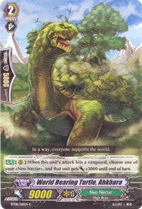 Image of World Bearing Turtle, Ahkbara (BT08/061EN) [Blue Storm Armada]