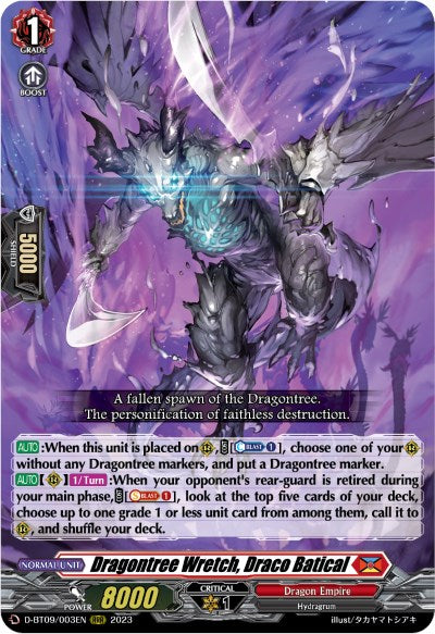 Image of Dragontree Wretch, Draco Batical (D-BT09/003EN) [Dragontree Invasion]