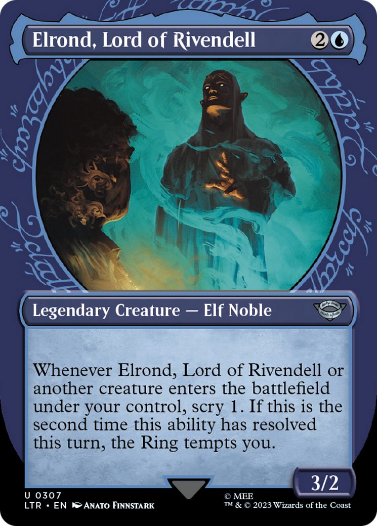 Image of Elrond, Lord of Rivendell (Showcase Ring Frame) [The Lord of the Rings: Tales of Middle-Earth]