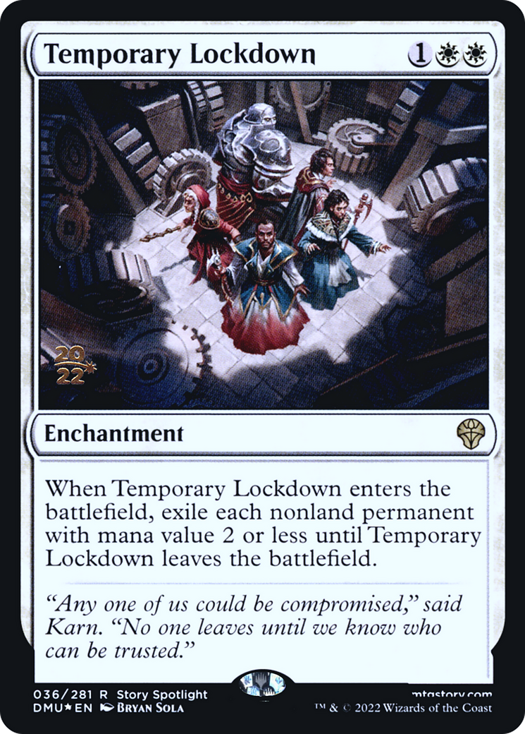 Image of Temporary Lockdown [Dominaria United Prerelease Promos]
