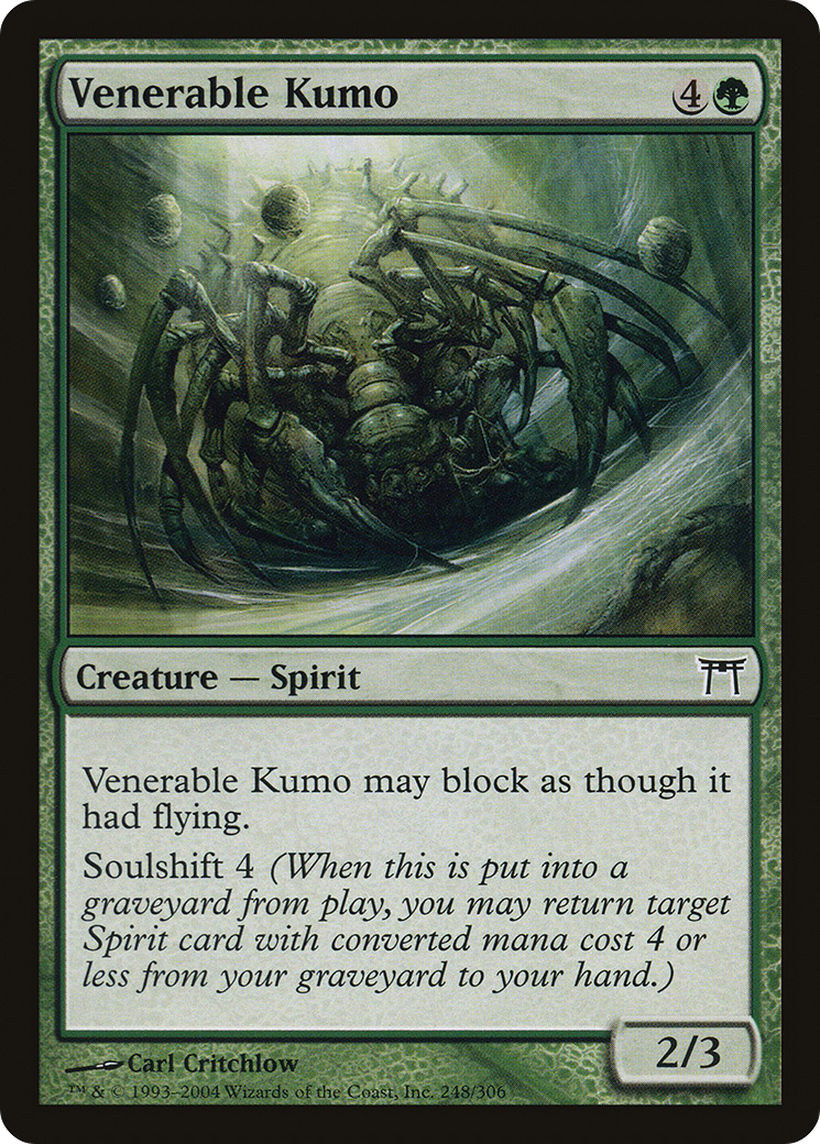 Image of Venerable Kumo [Champions of Kamigawa]