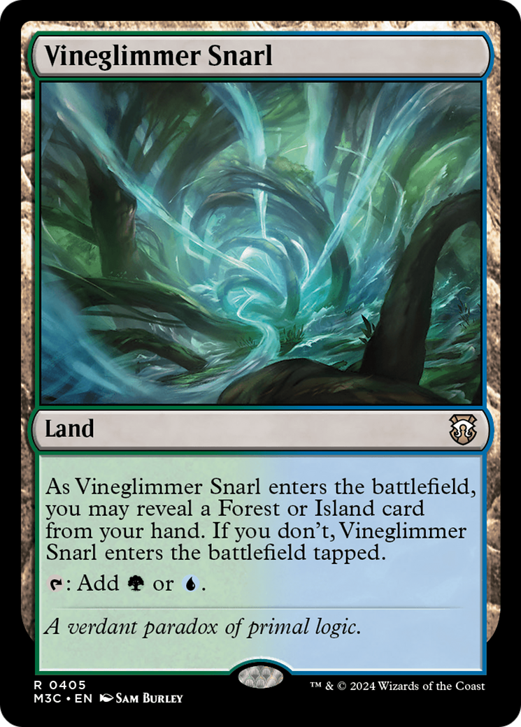 Image of Vineglimmer Snarl [Modern Horizons 3 Commander]