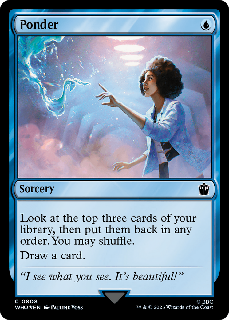 Image of Ponder (Surge Foil) [Doctor Who]