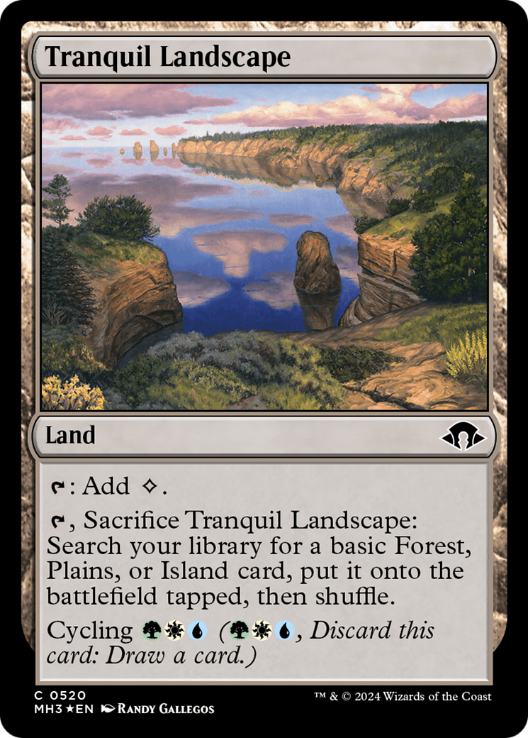 Image of Tranquil Landscape (Ripple Foil) [Modern Horizons 3]