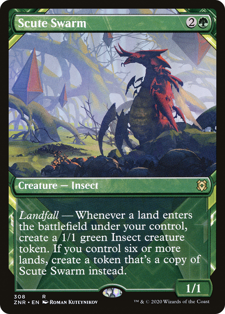 Image of Scute Swarm (Showcase) [Zendikar Rising]