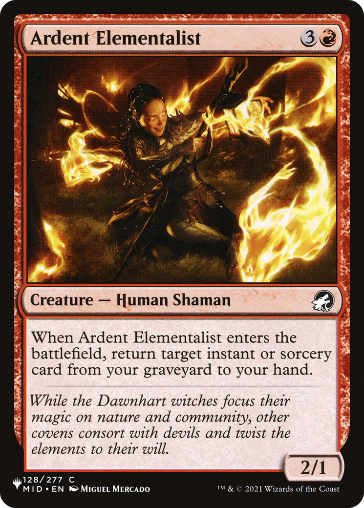 Image of Ardent Elementalist [The List]