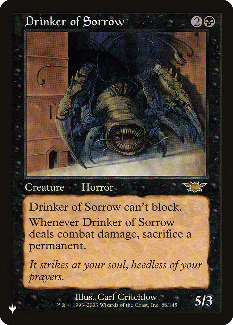 Image of Drinker of Sorrow [The List]