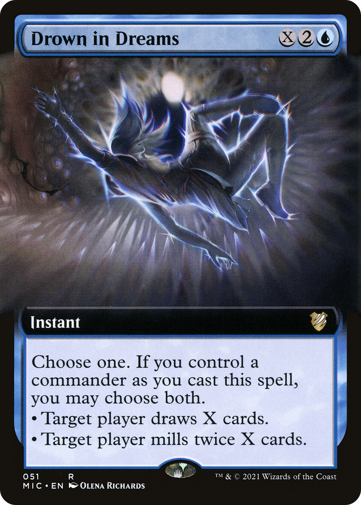 Image of Drown in Dreams (Extended Art) [Innistrad: Midnight Hunt Commander]