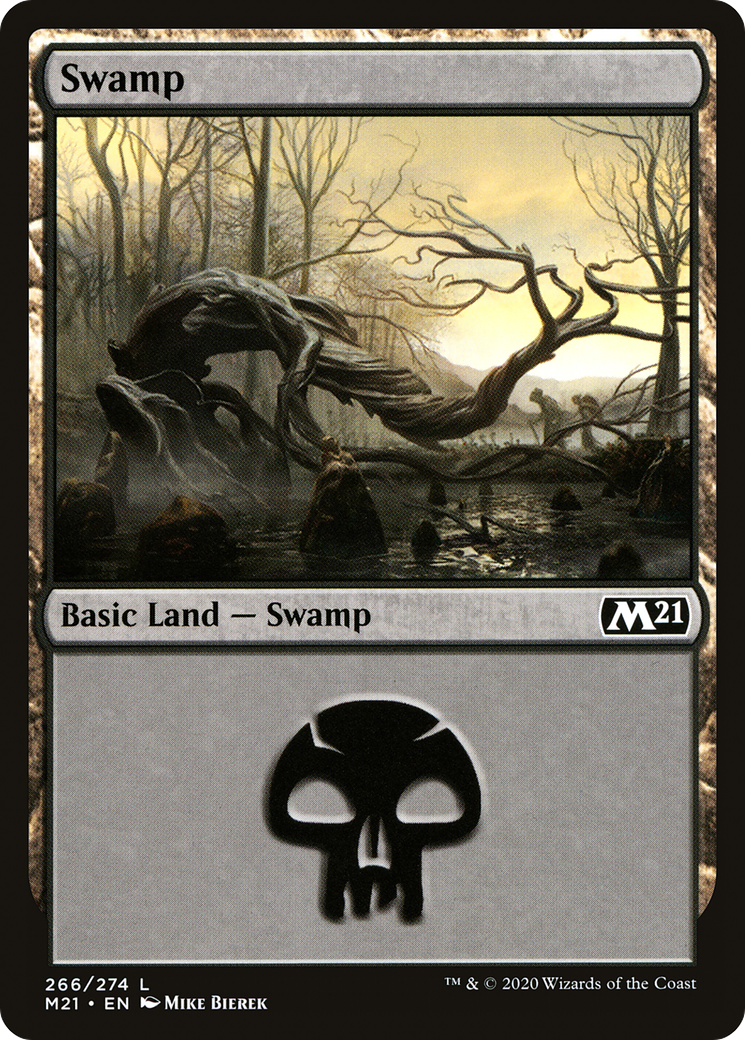Image of Swamp (266) [Core Set 2021]