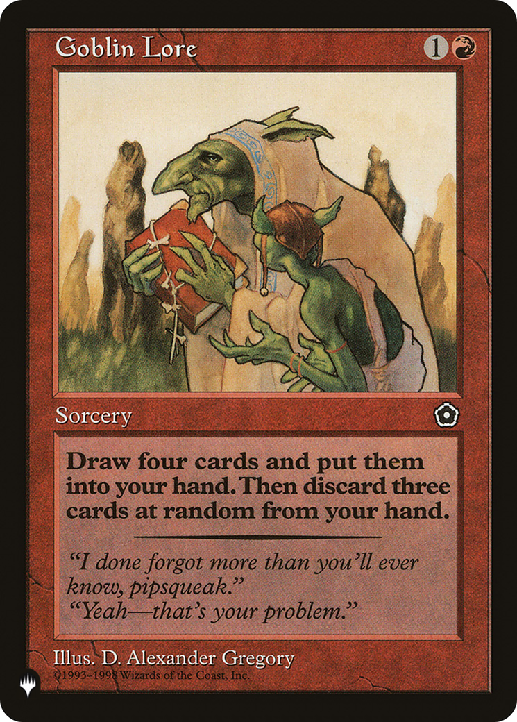 Image of Goblin Lore [The List]