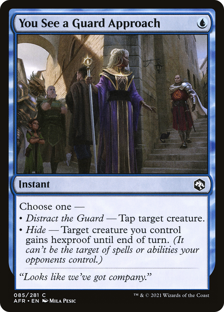 Image of You See a Guard Approach [Dungeons & Dragons: Adventures in the Forgotten Realms]